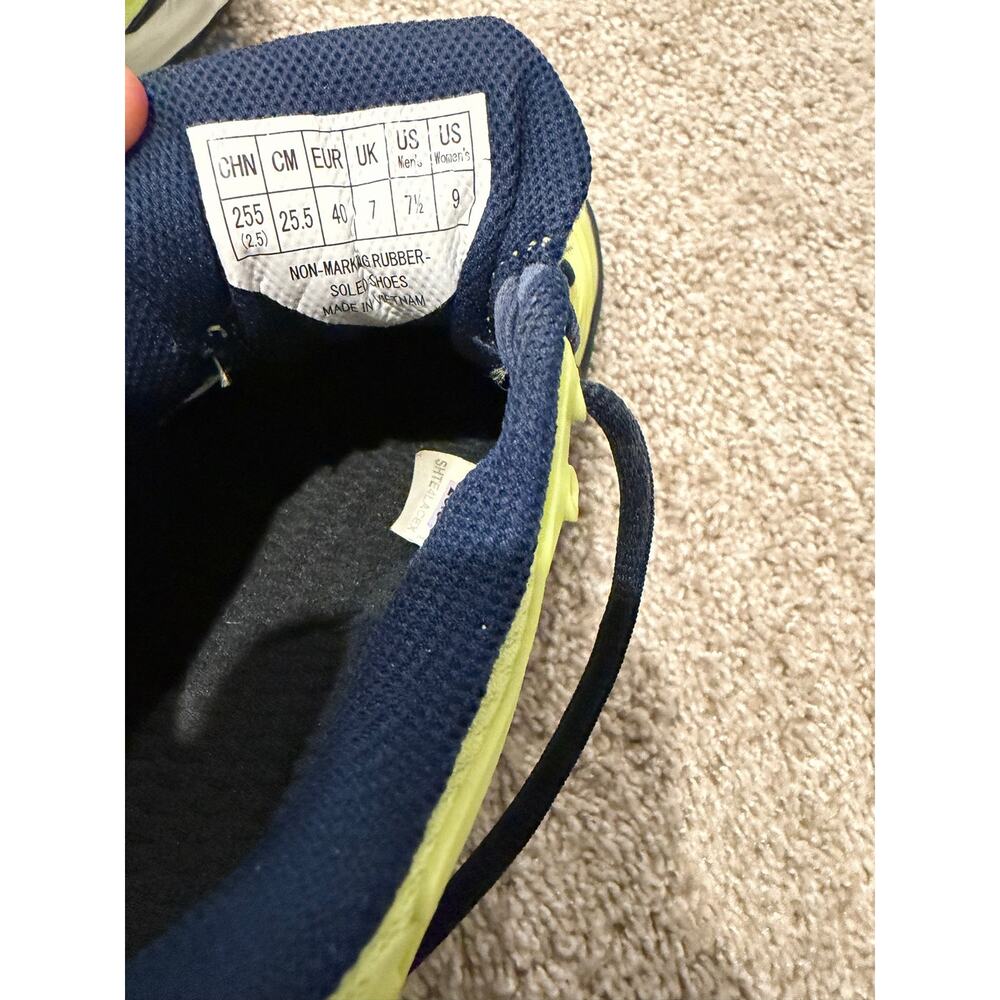Yonex Power Cushion Eclipsion Tennis Shoes Neon Green Navy Women’s 9 Men’s 7.5 - Picture 5 of 5